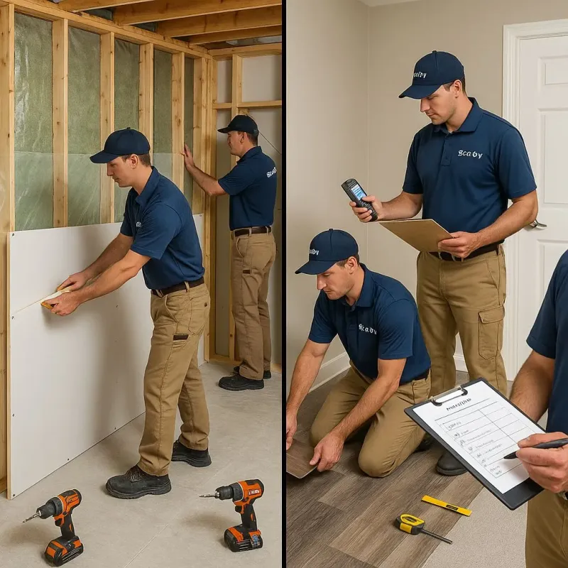 Repairs and Reconstruction process in Chaparral, NM